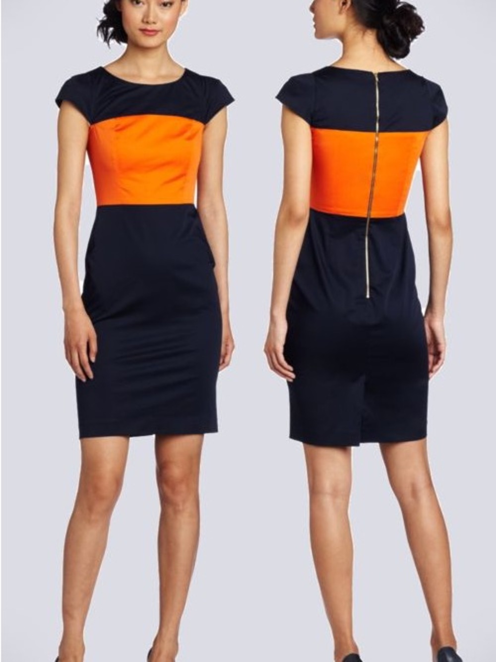 French Connection Sheath Midi Dress